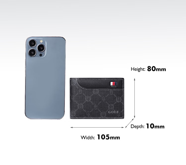 GOLF Driver's License Holder for Men And Women, Car Driving Permit Case, Protective Cover, Card Holder, Gift Box Set 9