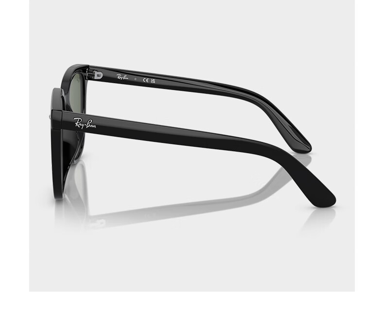 RayBan Square Large Frame Sunglasses, Face-Slimming Effect, Fashionable Designer Style 0RB4401D, Gift 10