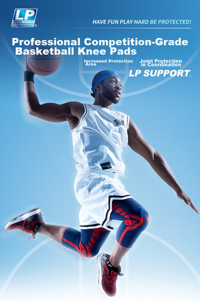 LP Sports Knee Brace with Spring Support for Basketball, Running, Badminton, Lightweight Breathable Meniscus Ligament Injury Protection Gear 1