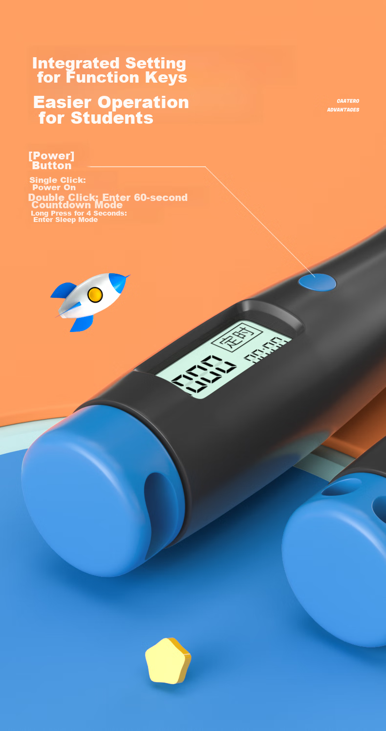 Li-Ning Jump Rope for Middle School Students' Physical Education Exam, Standard Model with Counting Function, Professional Non-Tangling Countdown Design for 2025 8