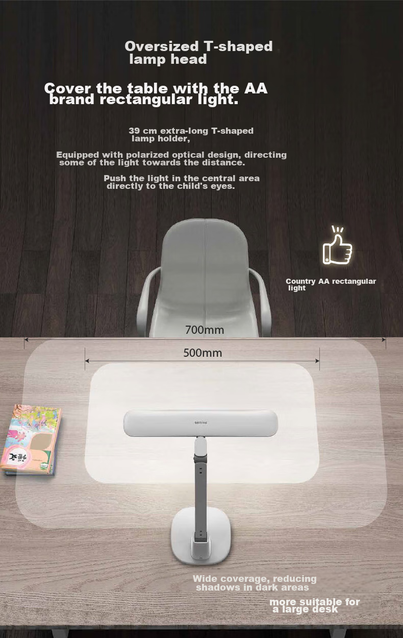 PHILIPS Reading Eye Protection Desk Lamp, Self-Operated Home Use, Full Spectrum, National AA Grade, for Students And Children, Anti-Blue Light, A1 4