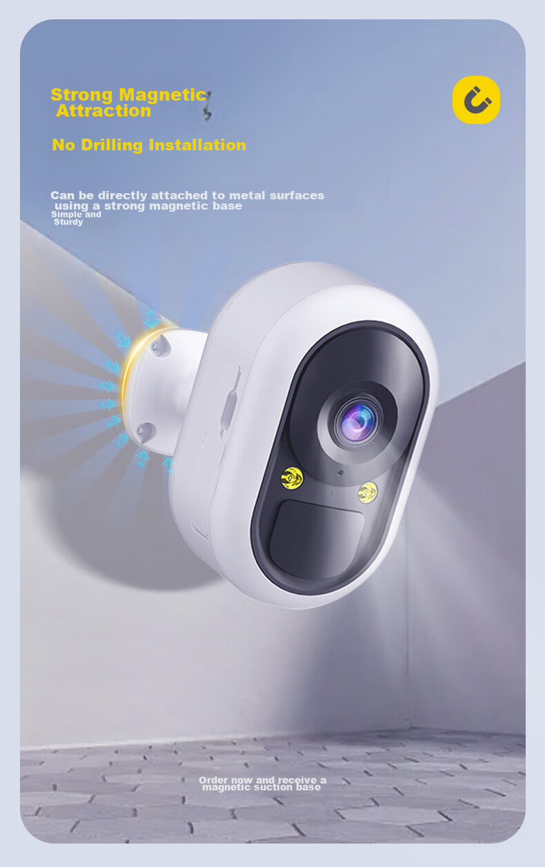 Newmine Wireless Smart AI Camera for Home Indoor Use, High-Definition Two-Way Video Call with Mobile Remote Monitoring, 360-Degree Coverage with Night Vision, Panoramic View, Voice Communication And Dialogue Functio 4