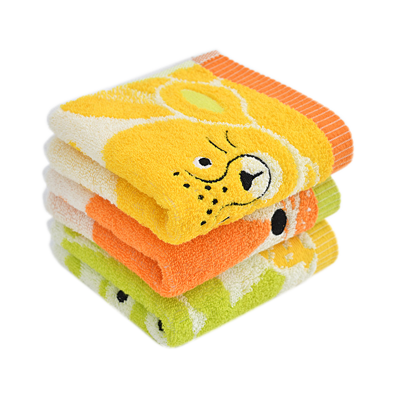 Grace Towel Home Textiles Xinjiang Cotton Face Towel Pure Cotton Children's Small Towels Three-Pack 48g/piece 50*25cm Sports