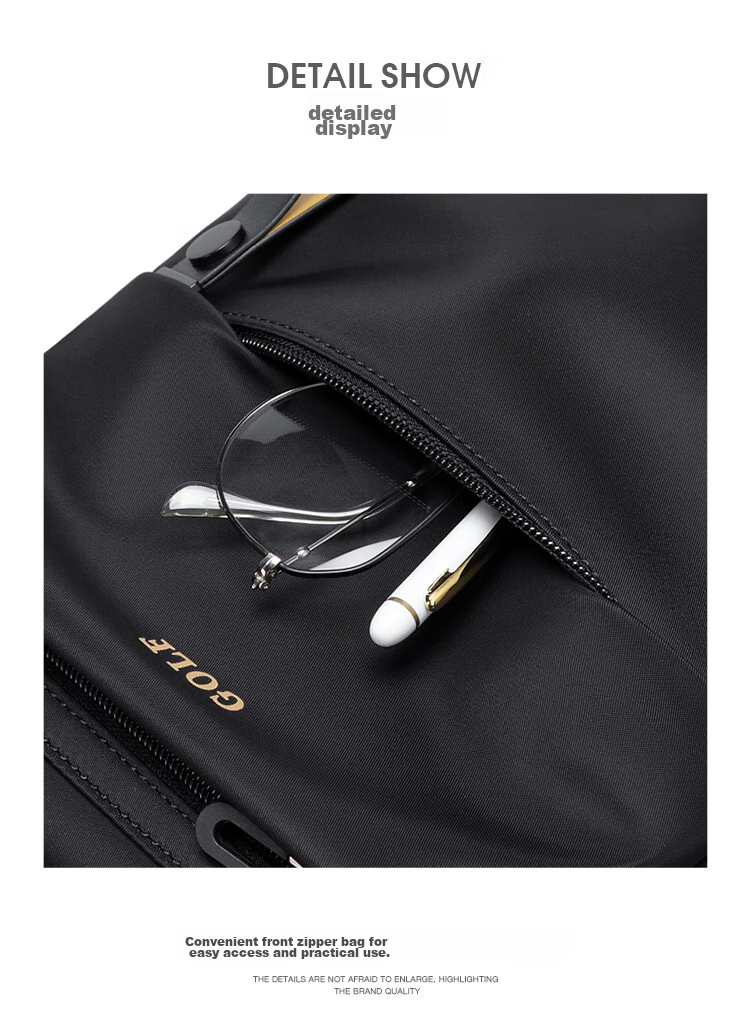 GOLF Shoulder Bag for Men, Casual Crossbody Bag, Phone And IPad Bag, Water-Resistant Commuter Sports Messenger Bag, Gift for Boyfriend 27