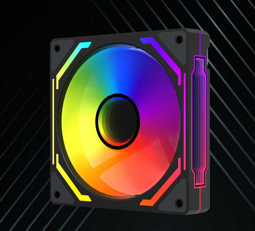 GALAX Dream Mirror PRO 2nd Gen 12cm Case Fan White Reverse (ARGB Sync/PWM Smart Control/Silicone Dampers/Low Noise/Chainable) 16