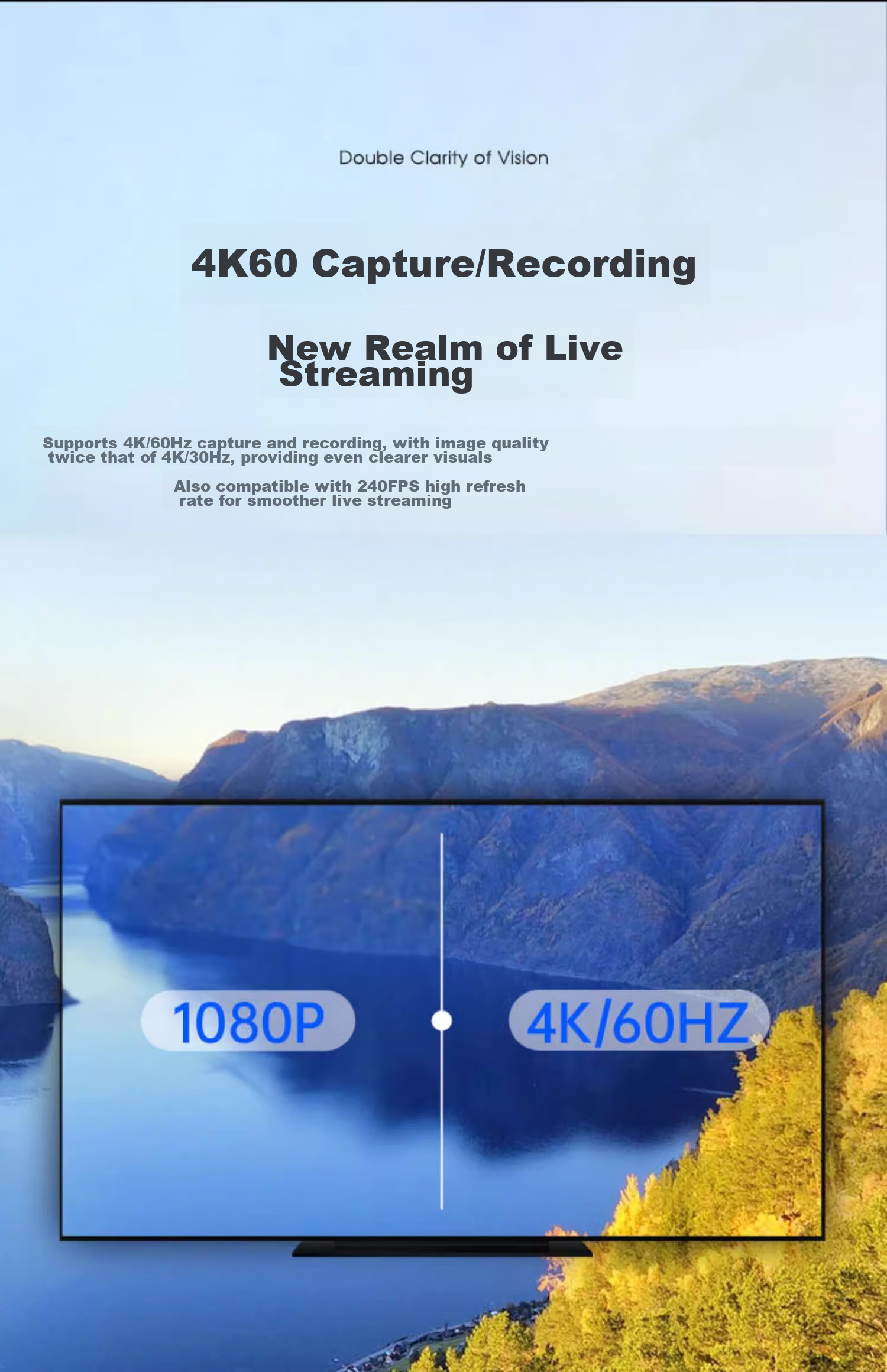 Jiuyinjiushi UX20 High-Definition HDMI Video Capture Card for PS5/iPad Tablet/Smartphone/Switch Camera, Camcorder, Mirrorless Camera, Gaming, Live Streaming, Product Promotion Recording, RGB/HD 7