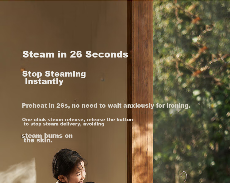 Mijia Handheld Garment Steamer 2, 18g/min Maximum Steam Output, Compact Steam Iron, Wrinkle Remover, Bean-Shaped Iron MJGTJ02LF 5