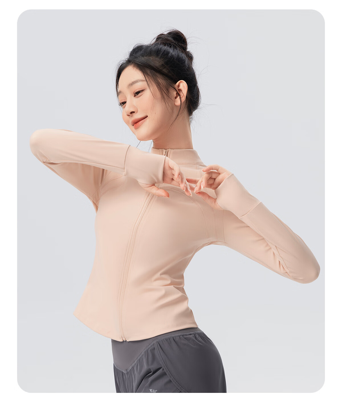 361° Women's Sports Jacket for Spring And Autumn, Running Fitness Wear with High-End Yoga Outfit, Long-Sleeve Athletic Top Coat 10