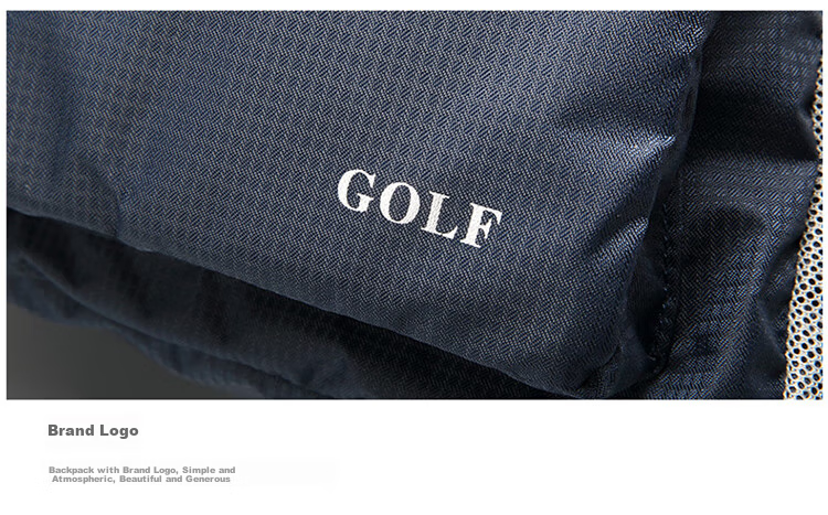 GOLF Fashion Backpack for Men And Women, Lightweight Travel Bag, Outdoor Folding Bag, Sports Bag, Student Schoolbag 15