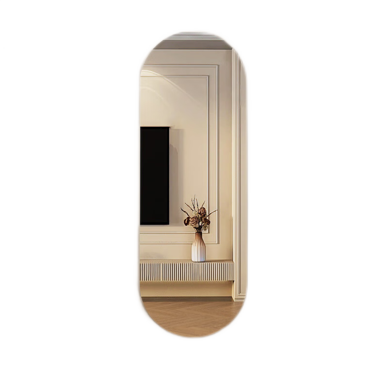 Millennium Mansion Dormitory Full-Length Mirror Wall-Mounted Self-Adhesive Bedroom Dressing Mirror No-Drill 50x150cm