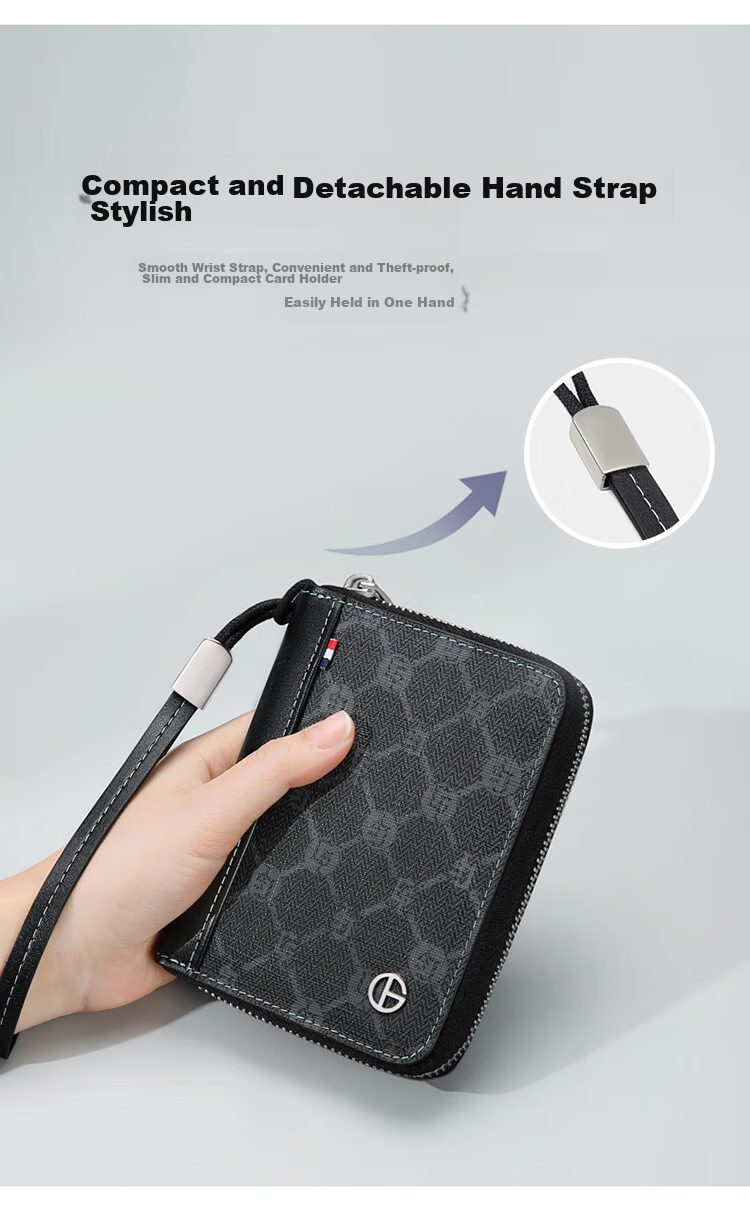 GOLF Card Holder for Men, Multi-Slot Anti-Theft Wallet, Bank Card Holder, Large Capacity Coin Purse, Business Card Holder, Card Case Gift Box Set 8