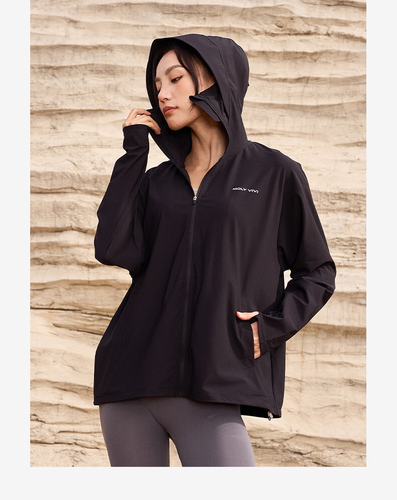 MOLY VIVI Women's Sun Protection Clothing, Summer Ice Silk Sun Protection Garment, UV-Resistant Outdoor Lightweight Couple Sunshade Jacket, Magic Vivy 27