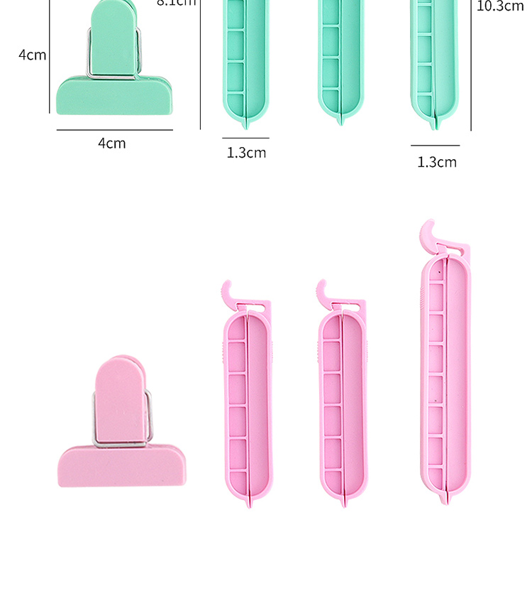 BJ Food Sealing Clips Snack Sealing Clips Kitchen Food Storage Bag Sealer Tea Bag Clips 12 Pieces 13