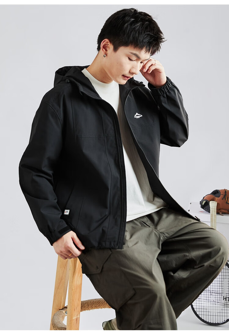 TonLion 2026 Spring And Autumn New Loose Hooded Jacket, Casual Trendy Outerwear for Me 12