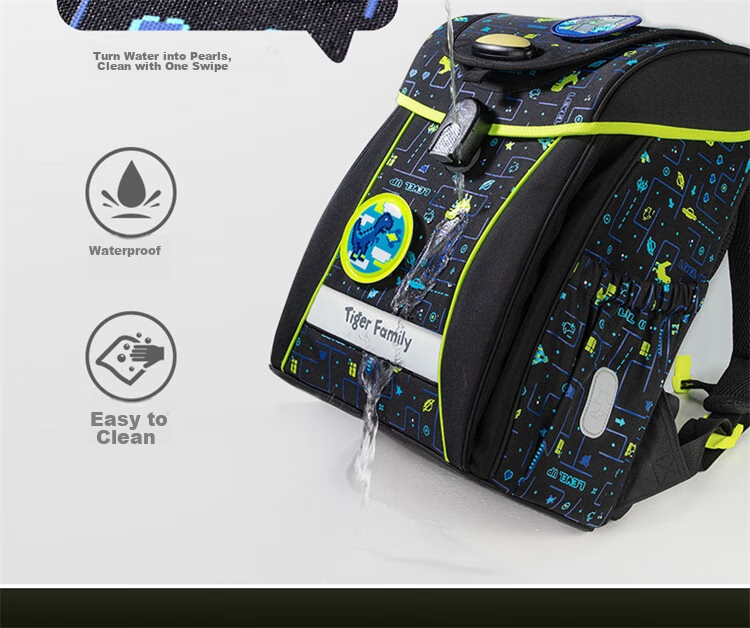 TigerFamily Backpack for Primary School Students Grades 1-3 Children's Spine-Protecting Lightweight Large-Capacity Shoulder Bag Backpack 26
