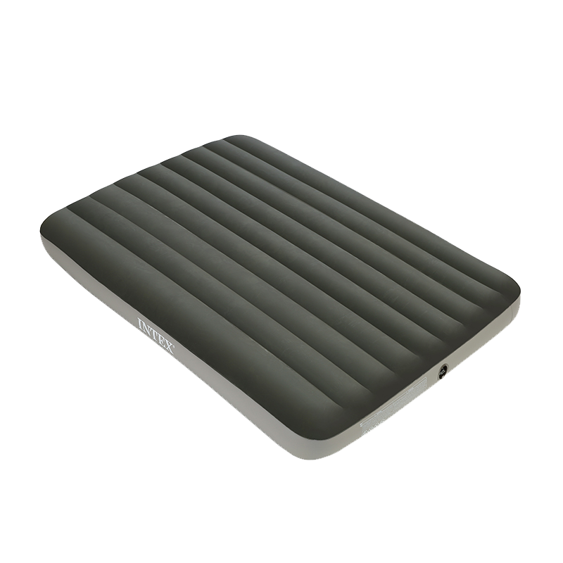 INTEX Double Inflatable Air Mattress, Camping Outdoor Moisture-Proof Mat, Home Care Companion Nap Sleeping Pad, Folding Bed 64109