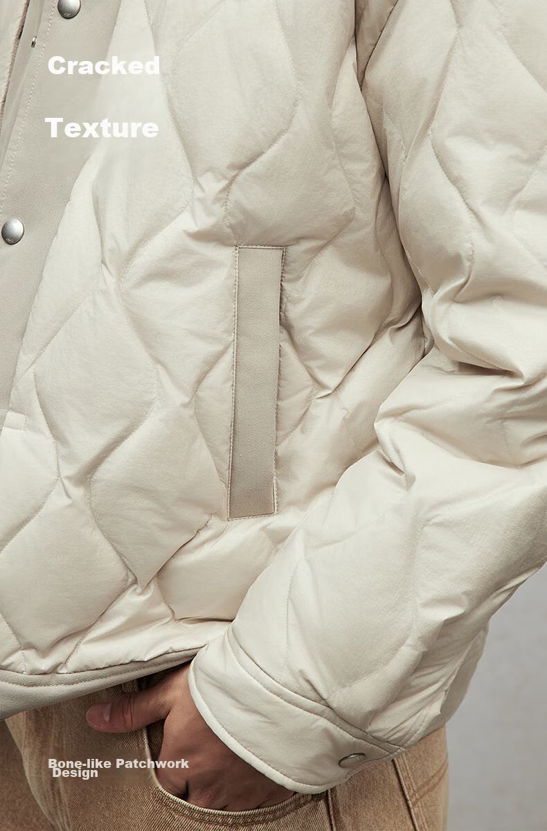 GXG Men's Lightweight Shirt-Style down Jacket, Winter 2024 New Product, Black, Size 175/L 7