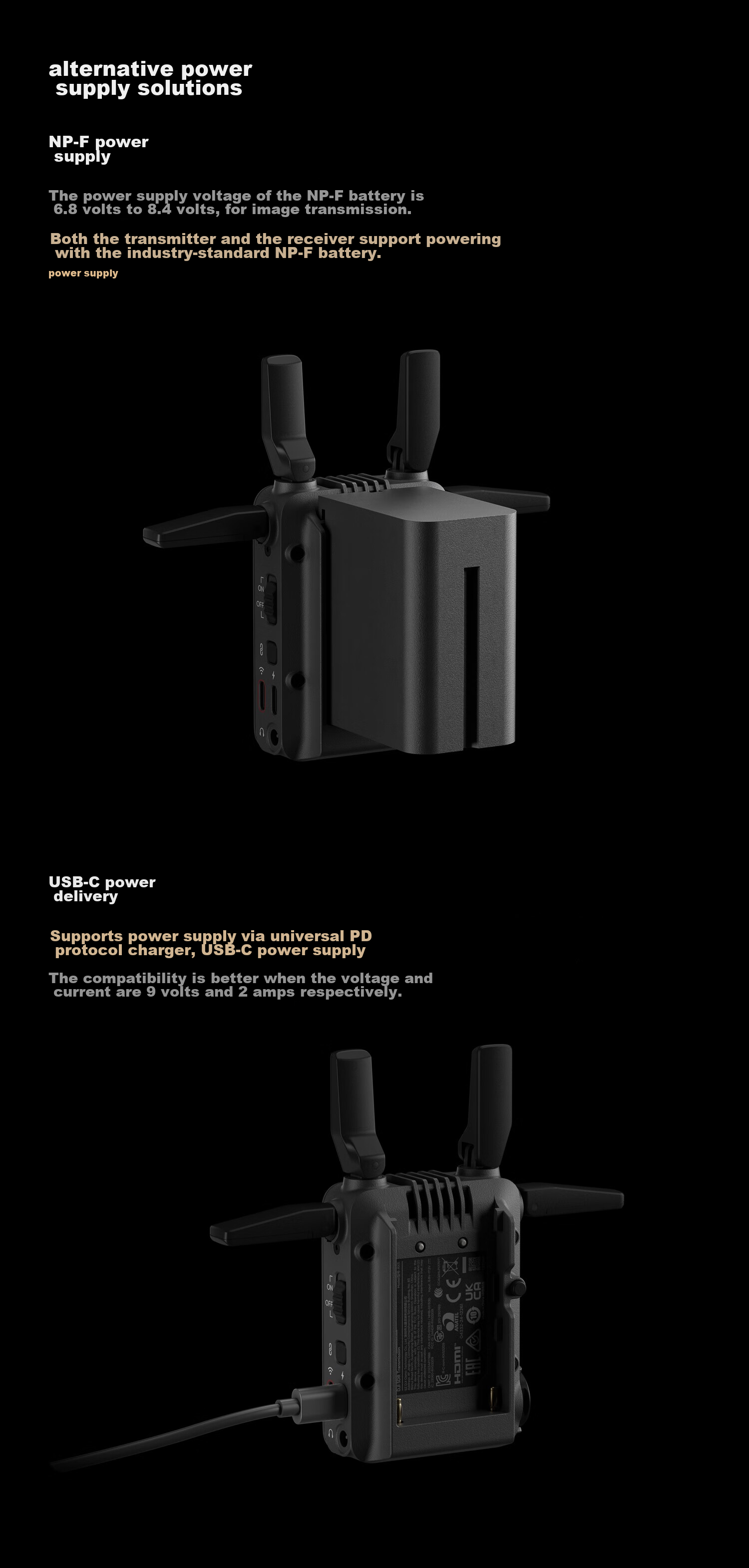DJI SDR Pocket-Size HDMI+SDI Interface, 20M High Bit Rate, 3KM Long-Distance Transmission, SDR+WIFI Dual-Channel Camera Live Streaming Wireless Transmissio 13