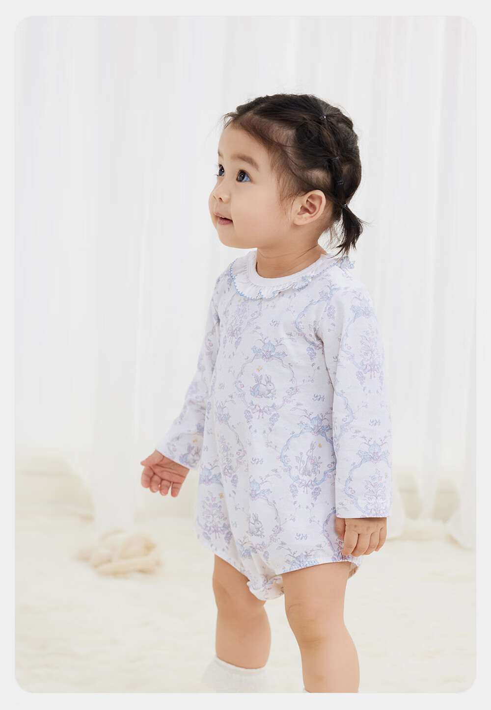 YEEHOO Baby Clothes All-Season Onesie for Boys And Girls, Long-Sleeve Romper, 7A Antibacterial Newborn Clothing 27