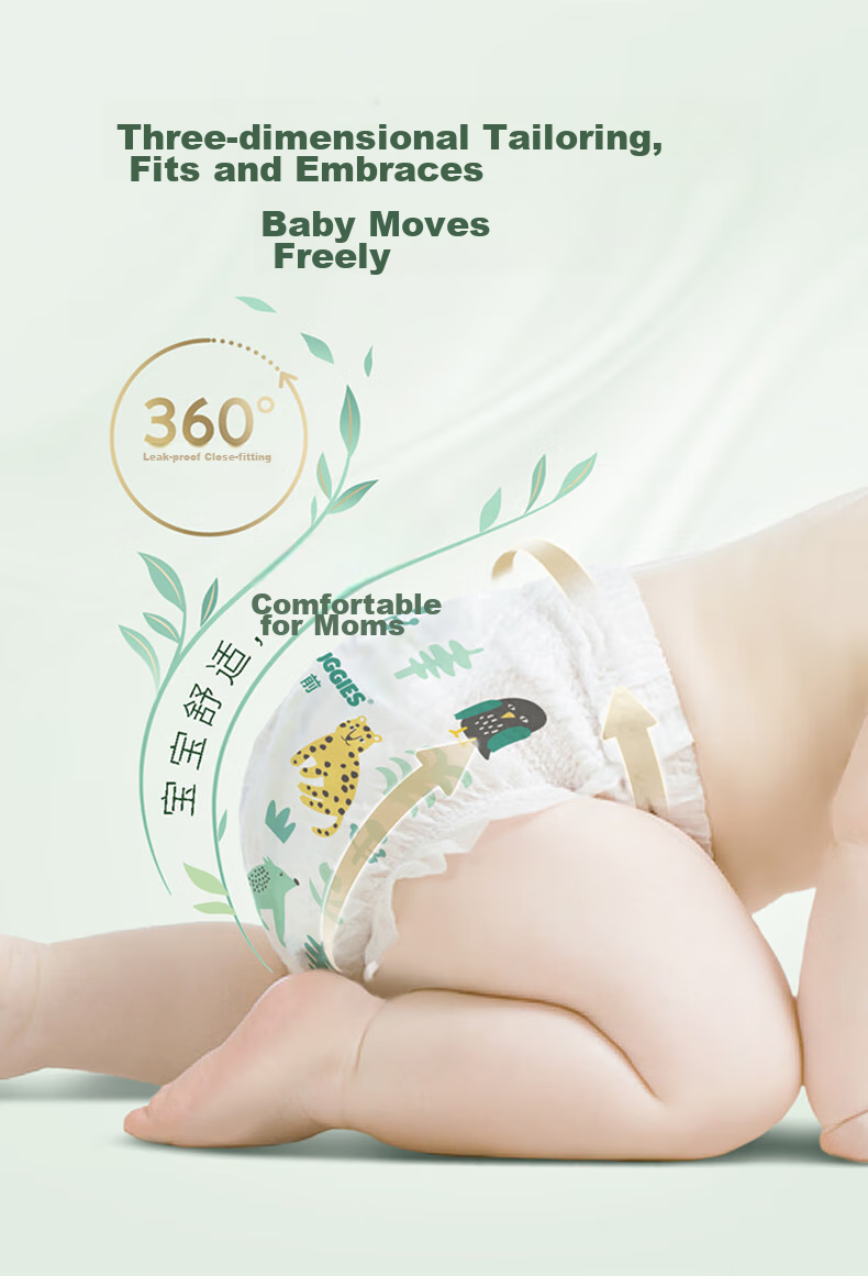 Huggies Forest Whisper Growth Pants, L Size, 36 Pieces, Large Size, Baby Diapers, Ultra-Thin And Breathable 9