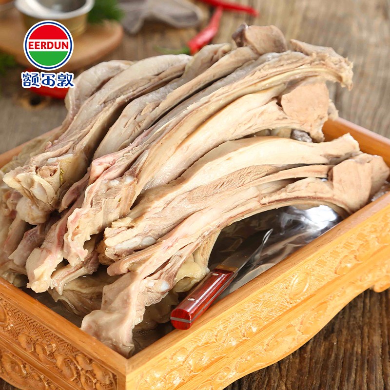 额尔敦锡盟【草地羊】羔羊羊排肉2.4斤 生鲜羊肉