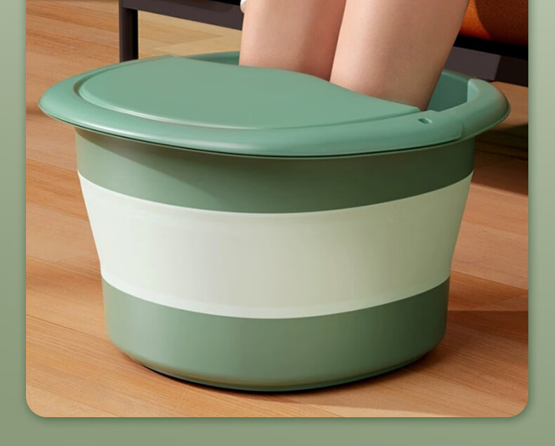 KINBATA Japanese Foldable Portable Foot Soaking Bucket, Thickened Insulated Foot Bath Tub for Soaking Legs And Feet 3