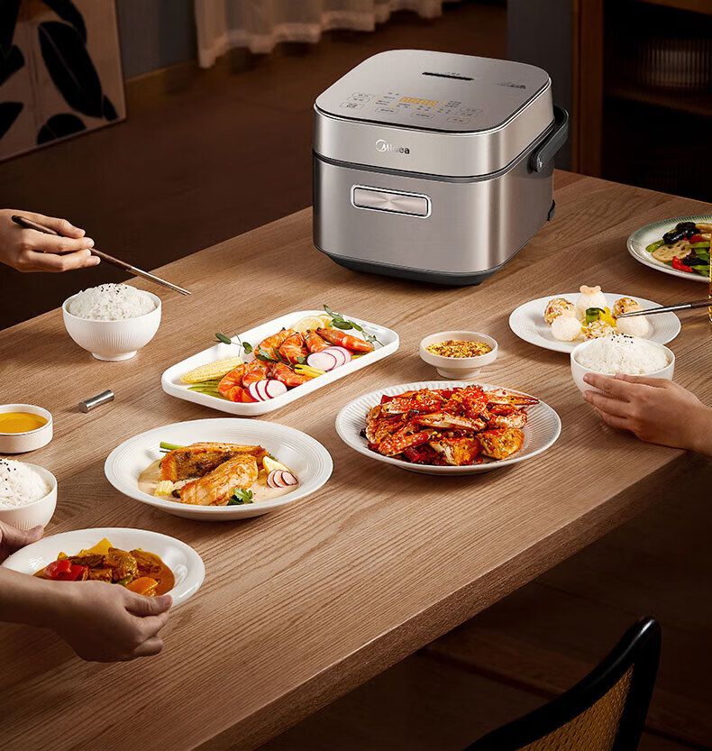 Midea Pure Titanium, Zero Coating, Low Sugar, 3L Rice Cooker, Home Use, Small Size for 2-3 People, Chiyama IH Dual Heating Source, Heats up Xiaomi Porridge, Titanium Pot CFB3066T 21