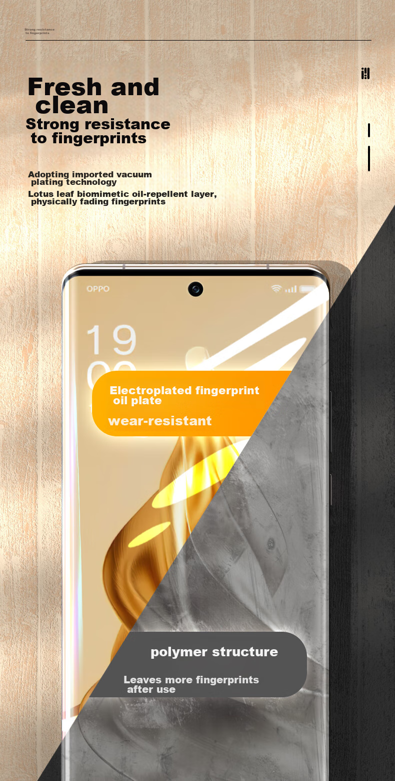 LLUNC Tempered Glass Screen Protector for OPPO Reno10, Compatible with Reno9pro/pro+, Reno9 Universal Curved Coverage Ultra-Thin Ultra-Clear Shatterproof Anti-Fingerprint Protective Film 15