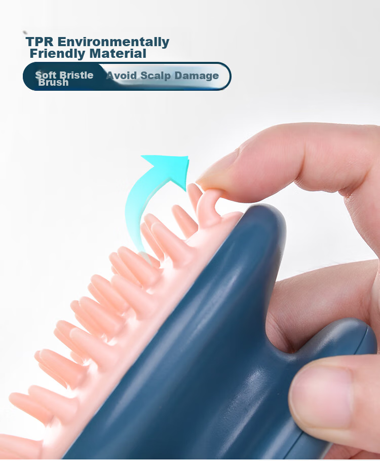 Creative Art Silicone Hair Washing Tool, Massage Comb, Scalp Cleaning Shampoo Brush, Children's Student Hair Comb 9