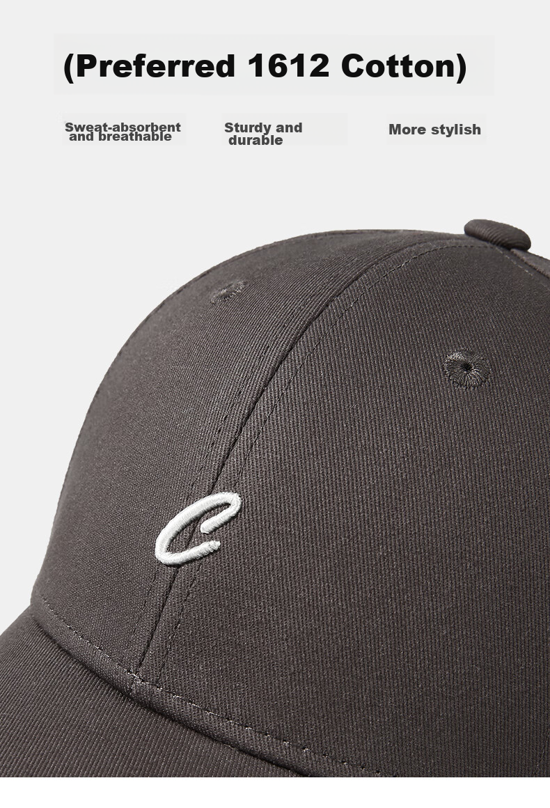 CACUSS Baseball Cap for Women, All-Season Hard Top, Face-Slimming, Korean Style, Versatile Visor Cap, Sports Sun Protection Hat, Beige 2