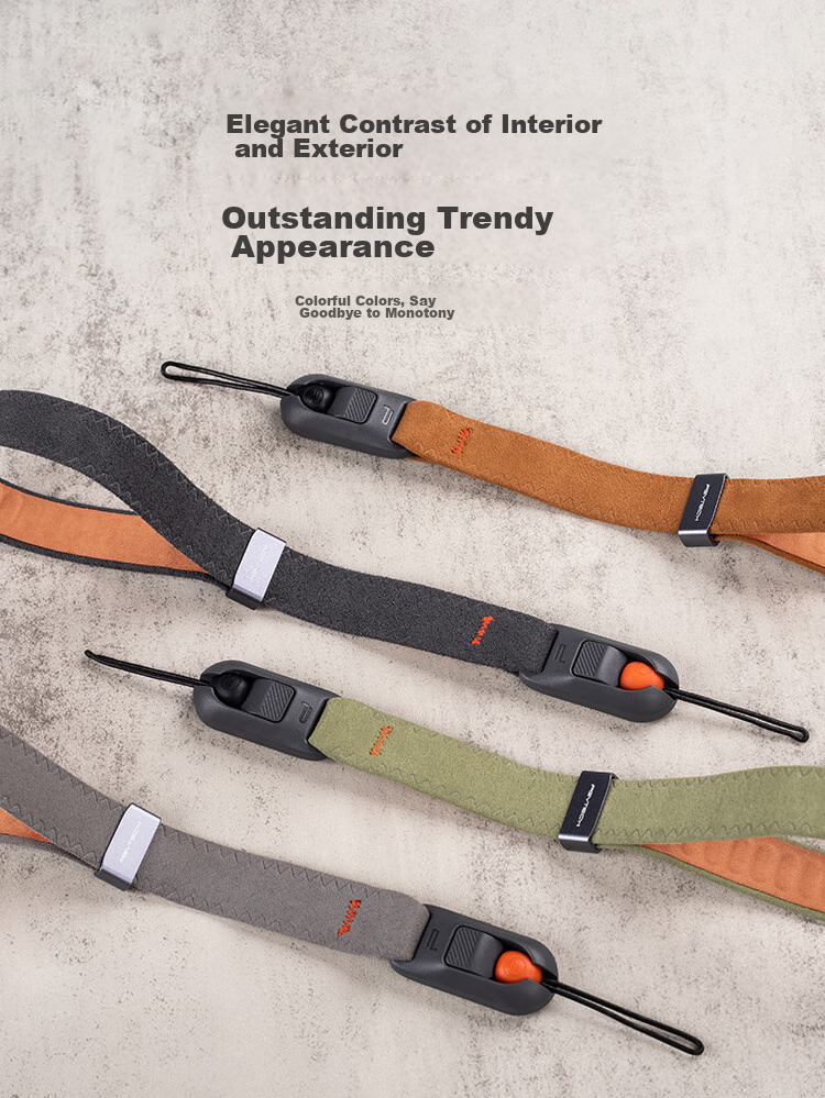 PGYTECH Camera Wrist Strap Air, Quick-Release Lanyard for Mirrorless Cameras, Dandelion Camera Wrist Strap with Magnetic Quick-Release Buckle, Suitable for Sony, Canon, Fuji, Dark Gray 10