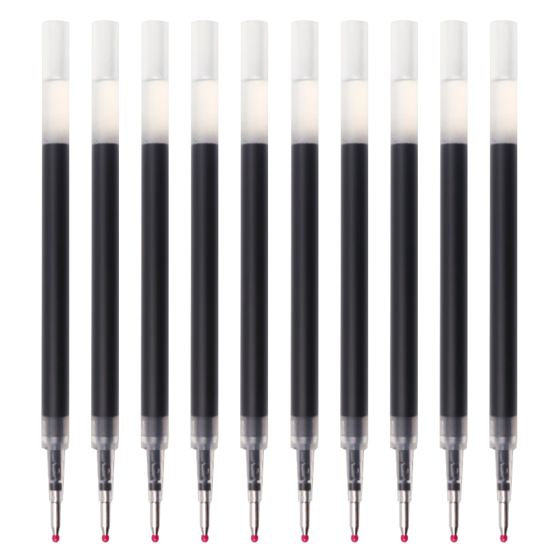 ZEBRA [Best-Selling Product], RJF5 Retractable Pen Refill, 0.5mm Black Gel Pen Refill, Compatible with JJ15, JJ55, JJZ58, JJZ15W And Other Series Signing Pens, 10 Pieces