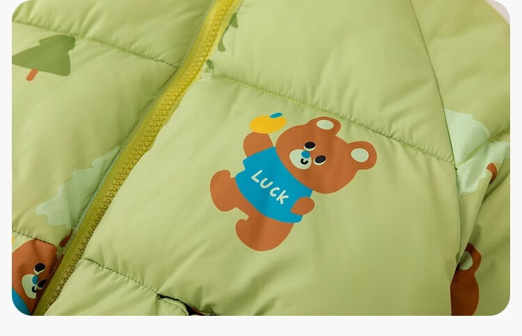 Dudu Kids Boys Thickened Cotton Jacket Baby Winter Coat Children's Cotton-padded Clothes Girls Cotton Coat Toddler Winter Wear Red 90 29