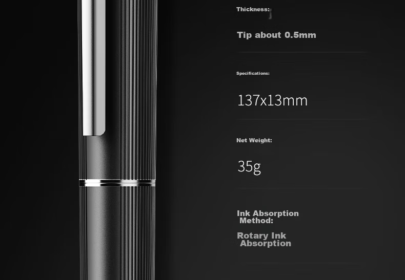 HERO Fountain Pen, Zhenpin Series Light Luxury Ink Pen, Water Wave Blue Ink Gift Box, High-End Signature Pen for Women, Gift for Leaders And Teachers, Exquisite Present 12