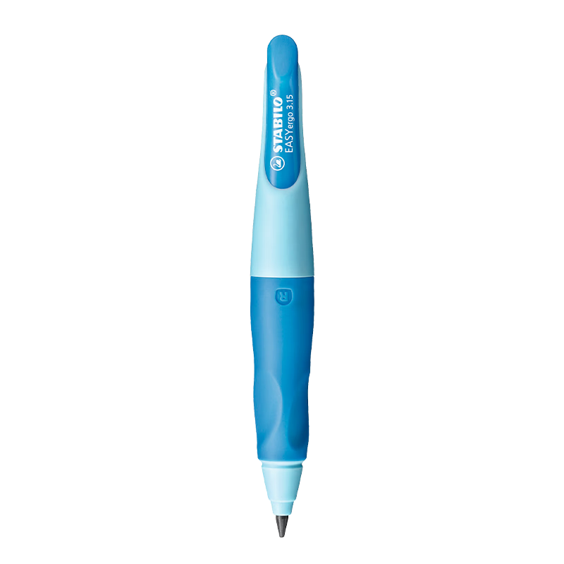 STABILO Children's Writing And Drawing Set (Blue Chubby Pencil + Woody Water-Soluble Colored Pencils), Mechanical Pencil, Colorful Pencils for Drawing And Handwriting Practice