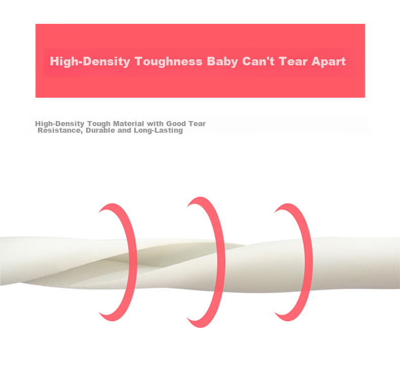 Babyprints Anti-Collision Strip, Baby Edge Guard, Child Safety Corner Protector, Widened Multi-Functional, Cuttable, Free Adhesive, White, 4 Meters 8