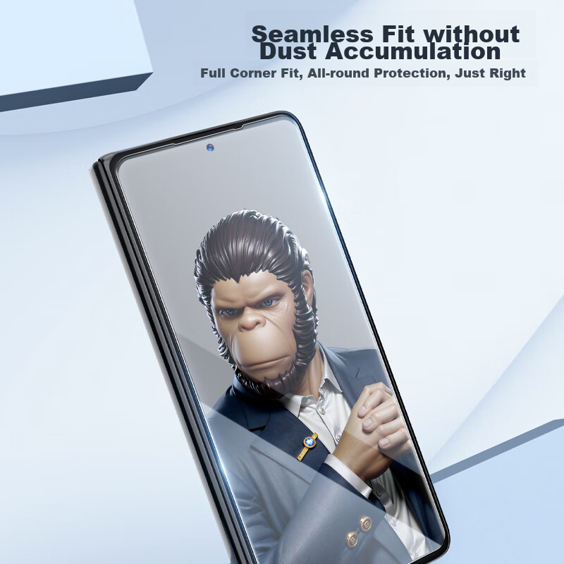 Lanxingxiansheng [3D Hot Bending Large Arc Edge] Suitable for Huawei Mate X5 Tempered Glass Screen Protector, Huawei Mate X3 Phone Film, High-Definition Anti-Fingerprint Foldable Screen Protection, Dust-Free Quick Installation Film