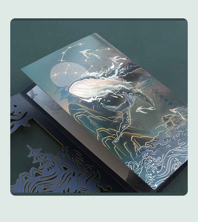 言溯高级感古风贺卡 ins小众信封信纸中国风仙鹤精致镂空祝福卡片送礼