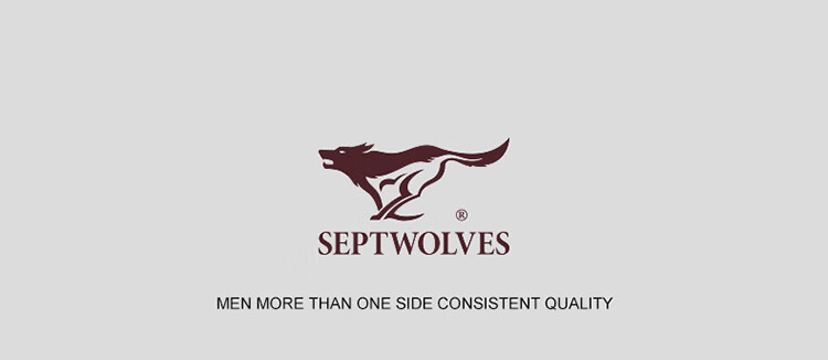 SEPTWOLVES Men's Versatile Sneakers, Casual Shoes, Leather Shoes for Men W8333763399 Black Size 39 1