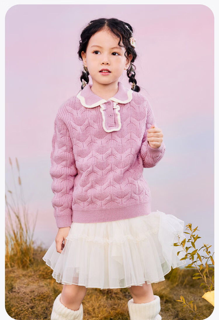 Minibala 【Soft Sweater】Girls, Children, Adults Family Autumn Winter Warm Knitwear 2