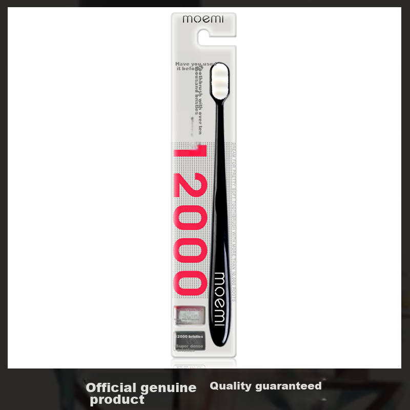 Moemi Ultra-Soft Toothbrush with 10,000 Fine Bristles, Adult Toothbrush for Couples, Home Use Toothbrush for Sensitive Gums And Wisdom Teeth with Soft Bristles