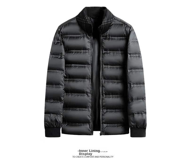 Yalu Five-In down Jacket for Men, Winter Thickened Goose down, Business Style with Detachable Inner Lining, Middle-Aged Men's Large Goose Coat 26