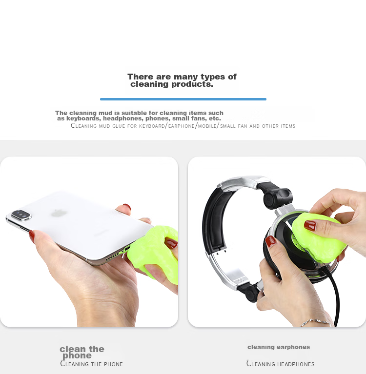 BUBM 5-in-1 Multifunctional Keyboard Brush and Screen Cleaner Set for Laptop, Earphone Case, Tablet, and Gap Dust Removal Tool 6