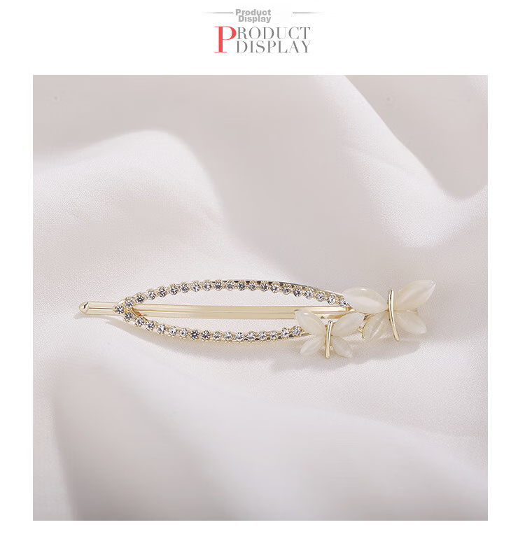 CHIMERA Butterfly Hair Clip, Side Clip, Bangs Clip, Simple Barrette, Hair Accessory for Women, Mid-Autumn Festival Gift 5