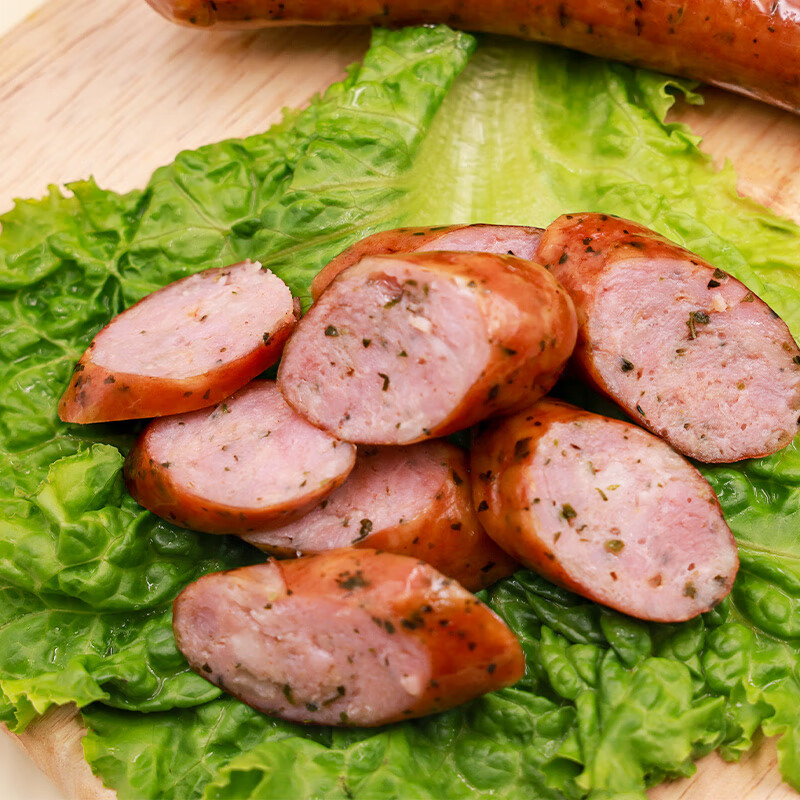 健士牌德国风味罗勒叶香肠300g*2/包德式香肠烤肠热狗早餐食材