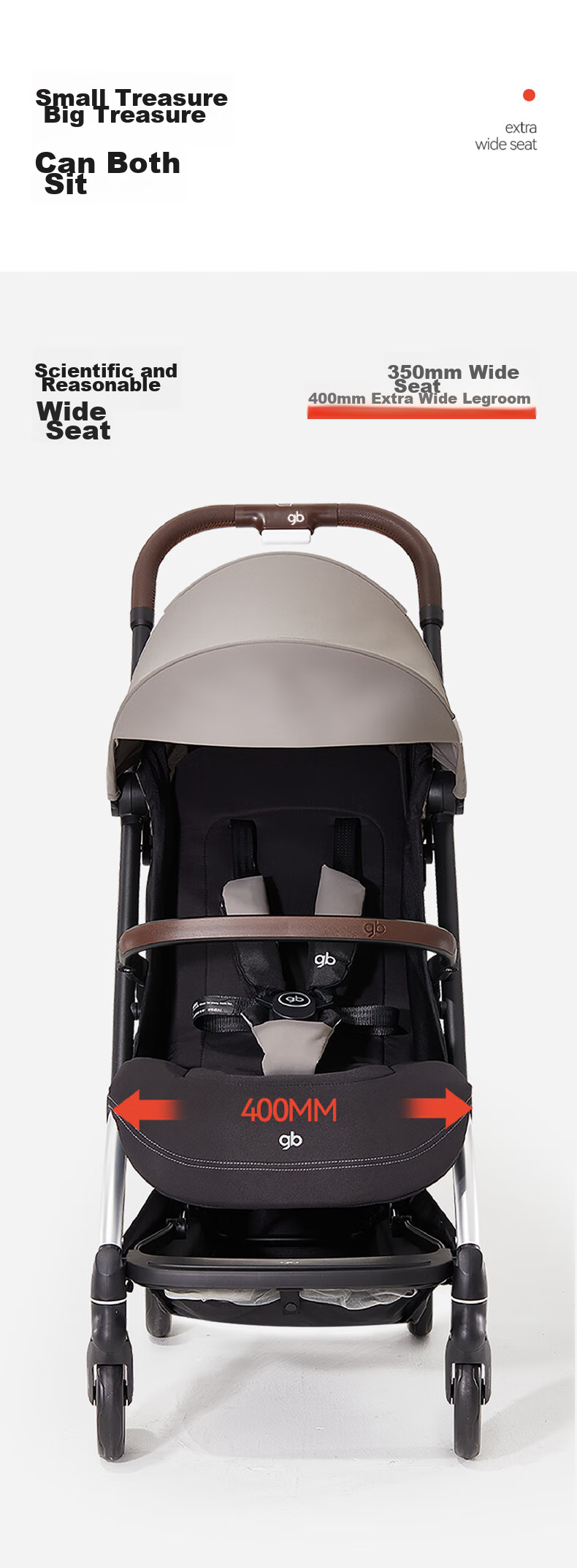 Gb Stroller, Can Sit And Lie Down, Pocket Car, Baby Walking Aid, Lightweight Foldable, Shock-Absorbing, Comfortable, Baby Stroller D850 6