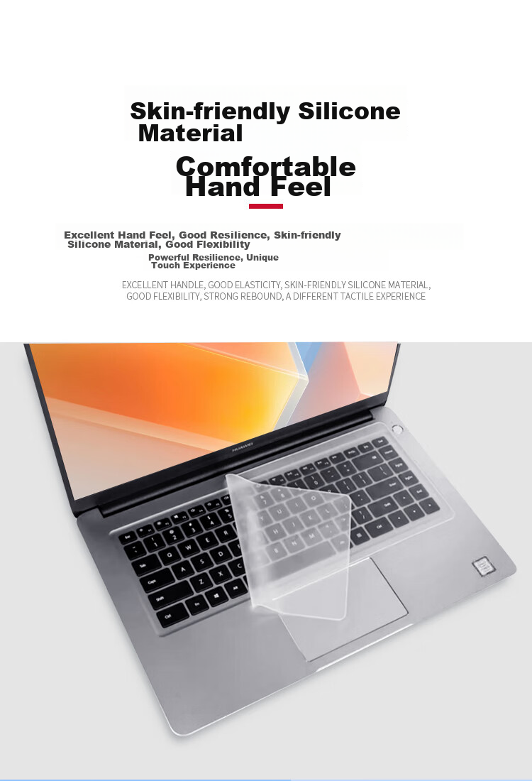 JPLAYER Laptop Screen Protector + Keyboard Cover, 13.3-Inch 16:9 Universal HD Transparent LCD Protective Film Set, Suitable for Lenovo, ASUS, Dell ThinkPad 18