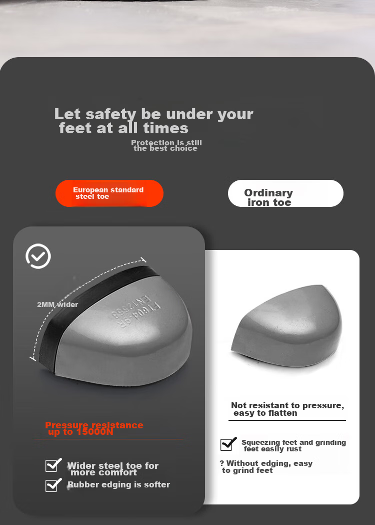GUYISA Safety Shoes for Men, Summer Breathable, Electrician Insulated, Anti-Smashing, Anti-Puncture, Ultra-Light Work Functional Shoes 3102KV Size 39 5