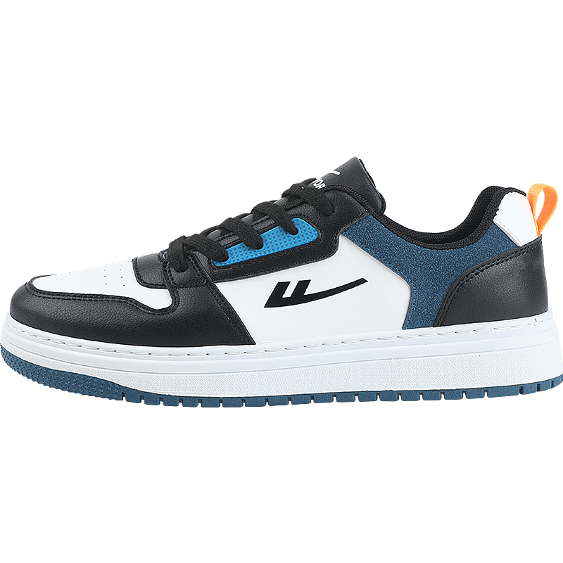 Warrior Official Men's Shoes, Spring Versatile Breathable Sneakers, Trendy Sports Shoes, Black And White Panda Casual Shoes for Men, White And Black, Size 43