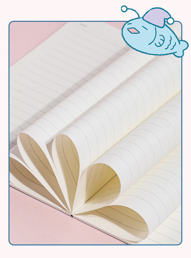 GuangBo x Sanrio Collaboration Bear Series A5 40-Sheet Notebook Lined Student Diary SL941004 6
